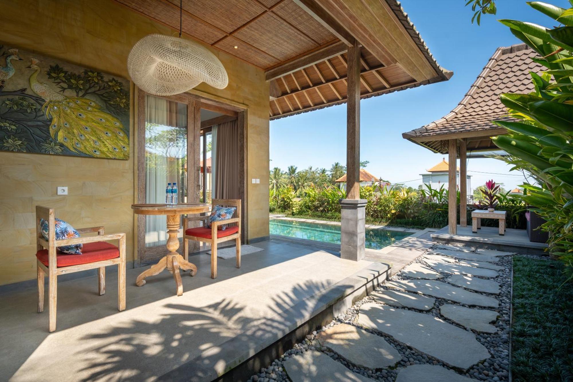 Happy Honeymoon Private Villa ウブド エクステリア 写真