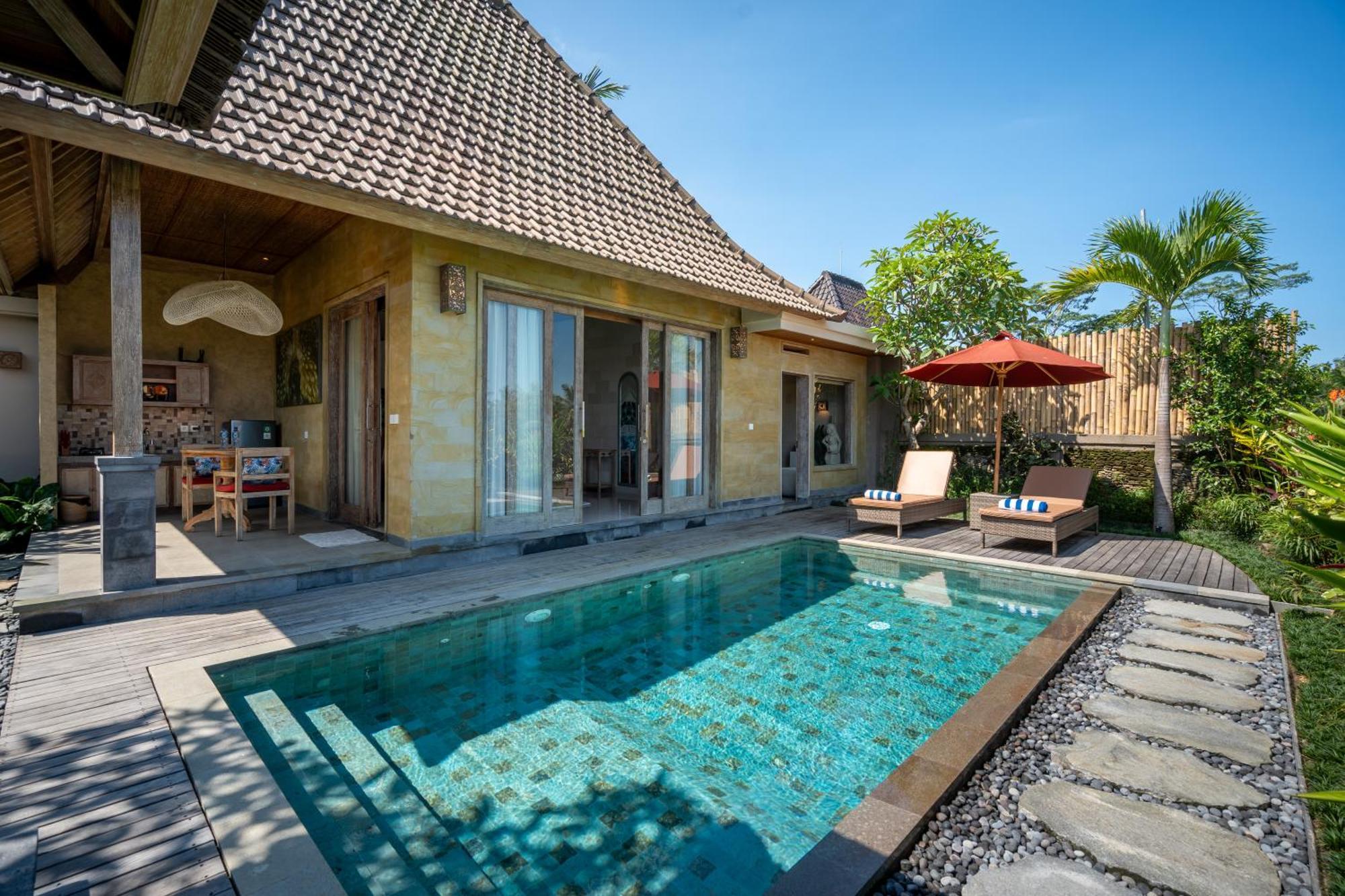 Happy Honeymoon Private Villa ウブド エクステリア 写真